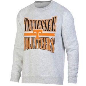 NCAA Tennessee Volunteers Unisex Ash Crew Fleece Sweatshirt